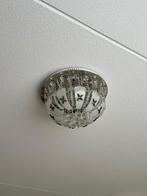 Set van 2 plafonnières / kroonluchters, Huis en Inrichting, Lampen | Kroonluchters, Ophalen, Zo goed als nieuw, Glas