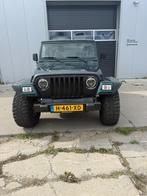Jeep Wrangler 2000 Groen, Auto's, Jeep, Automaat, 2000 kg, 4 stoelen, Particulier