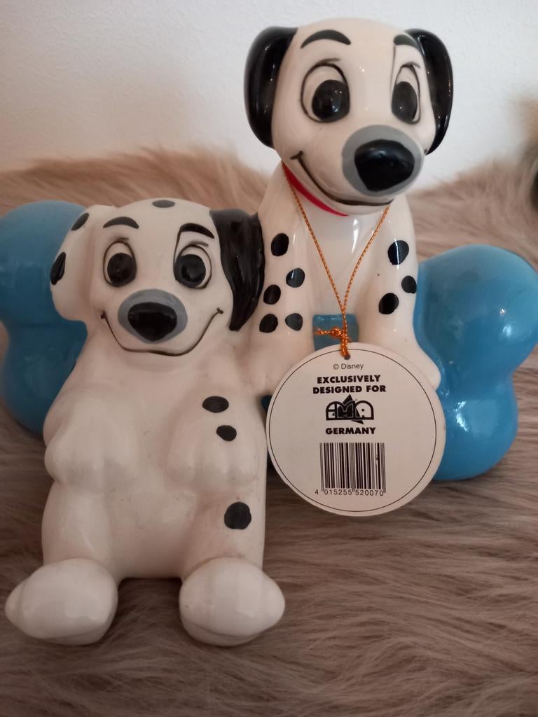 Walt Disney spaarpot dalmatiers, Ophalen of Verzenden, Nieuw, Steen, Aardewerk of Keramiek, Strip- of Tekenfilmfiguur