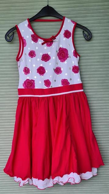 Nieuwe dancing dress. Lofff, fuchsia-white, maat 164