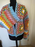 Nieuw! Granny squares vest, handgehaakt. Mt S/M/L. NU €35, Ophalen of Verzenden, Nieuw