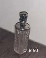 Antiek parfumflesje met zilveren dopje, Antiek en Kunst, Antiek | Goud en Zilver, Ophalen of Verzenden
