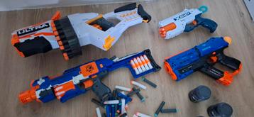nerf en x shot verzameling beschikbaar voor biedingen