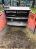 mobiele metalen werkbank met bankschroef, Doe-het-zelf en Verbouw, Werkbanken, Ophalen, Nieuw, 170 cm of meer, Bankschroef