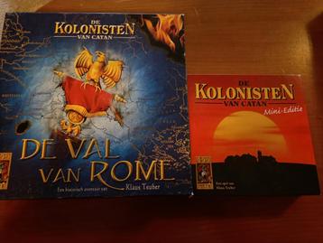 Kolonisten van Catan mini editie + Val van Rome  beschikbaar voor biedingen