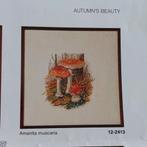 Borduurpakket Permin of Copenhagen- paddenstoel, Ophalen of Verzenden, Zo goed als nieuw, Borduurpakket