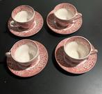 4 Kop en Schotels. Memory Lane. British Anchor. Engels., Antiek en Kunst, Antiek | Servies los, Ophalen