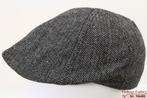 Flatcap Platte pet Hawkins grijs vissengraat 57, 59, 60 NEW, Ophalen of Verzenden, Nieuw, 58 of 59 cm (L, 7¼ of ⅜ inch), Pet