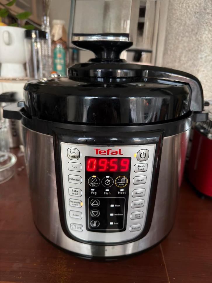 Tefal All in One Instant Pot - Zo goed als nieuw!, Witgoed en Apparatuur, Slowcookers, Zo goed als nieuw, Timer, Ophalen of Verzenden