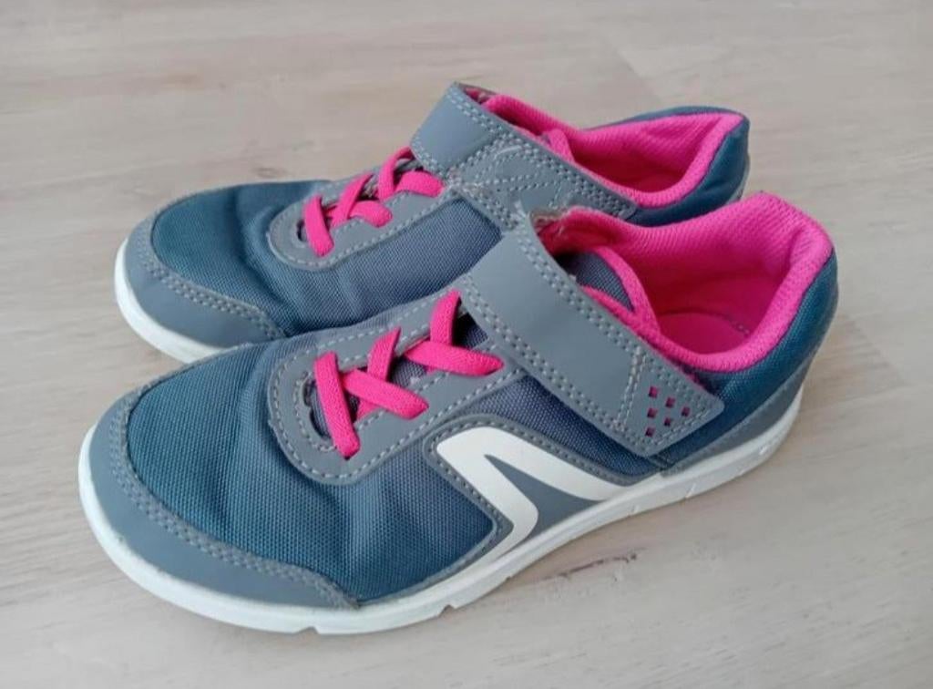 Gymschoenen - Maat 33 - Roze/grijs, Kinderen en Baby's, Kinderkleding | Schoenen en Sokken, Gebruikt, Meisje, Sportschoenen, Decathlon
