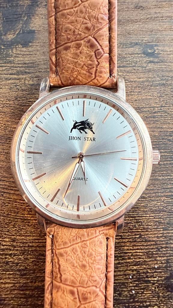 John Star Herenhorloge - Stijlvol en Tijdloos, Overige merken, Staal, Verzenden, Polshorloge