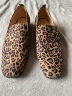 Evaluna lederen loafer, maat 42, luipaard print, Ophalen of Verzenden, Zo goed als nieuw, Zwart, Instappers