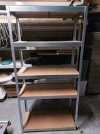 Metalen stellingkast met 5 planken, Ophalen of Verzenden, Gebruikt