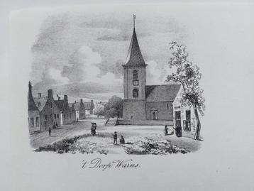 11 / 't Dorp Warns te Friesland  Lithografie uit 1841 beschikbaar voor biedingen