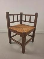 Vintage brutalist stoel hoekstoel corner chair japandi, Antiek en Kunst, Antiek | Meubels | Stoelen en Banken, Ophalen of Verzenden