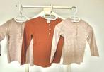H&M knoopjes longsleeve shirtjes bruin beige creme 80 86, Kinderen en Baby's, Babykleding | Maat 80, Jongetje of Meisje, H&M, Ophalen of Verzenden