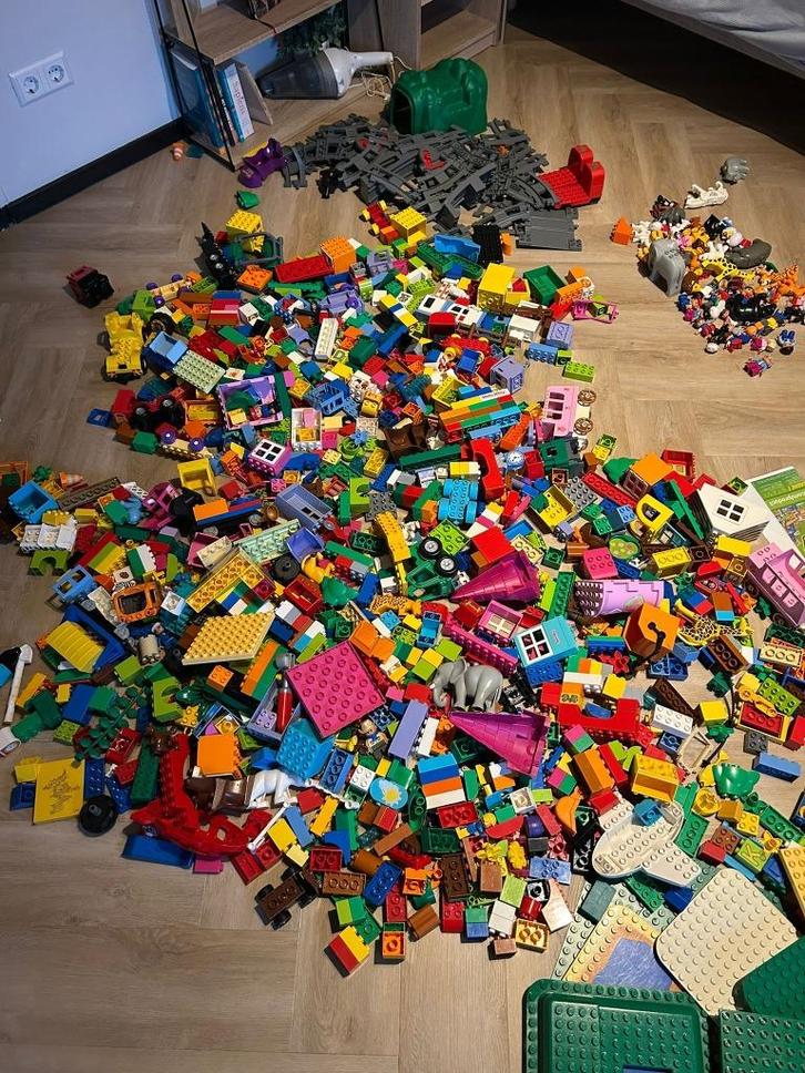 Hele grote verzameling Duplo incl. Treinbaanset (20kg!), Kinderen en Baby's, Speelgoed | Duplo en Lego, Gebruikt, Duplo, Complete set