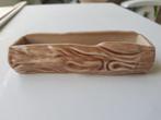 Vintage WADE Porcelain Straight Brown Log Dish / Posey, Ophalen of Verzenden