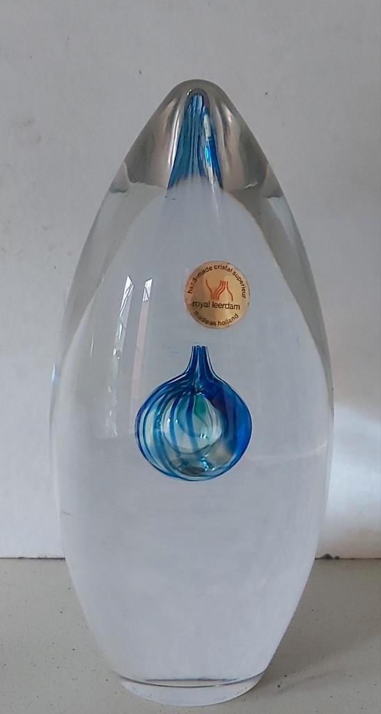 Kosmos Glasobject van Siem van der Marel - Royal Leerdam, Antiek en Kunst, Antiek | Glas en Kristal, Ophalen of Verzenden
