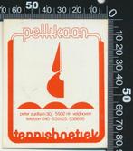 Sticker: Pelikaan Tennisboetiek - Veldhoven, Verzenden, Zo goed als nieuw, Sport