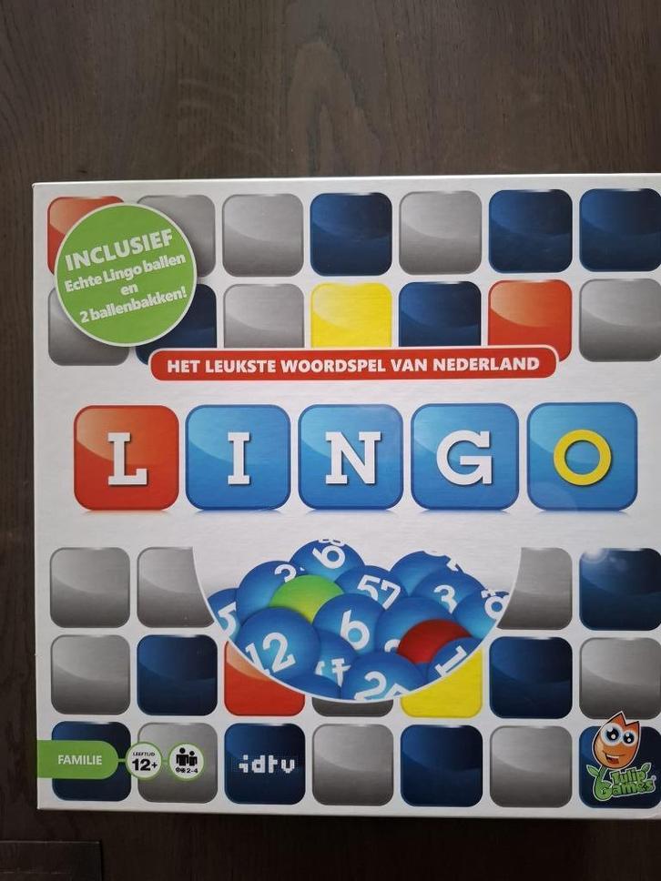 Bordspel Lingo., Hobby en Vrije tijd, Gezelschapsspellen | Bordspellen, Zo goed als nieuw, Een of twee spelers, Drie of vier spelers