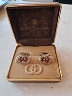 Gucci manchetknopen Inclusief originele box, Sieraden, Tassen en Uiterlijk, Manchetknopen, Ophalen, Gebruikt, Overige materialen