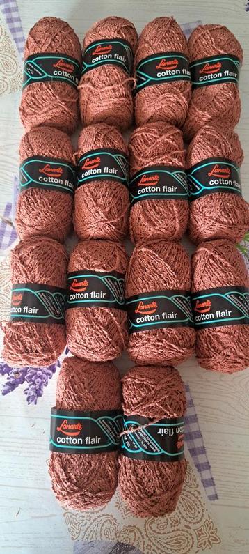 Partijtje Lanarte Cotton Flair - 14 Bollen beschikbaar voor biedingen