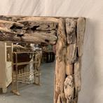 Spiegel – driftwood/ drijfhout - 120 x 80 cm - Bij TTM Wonen, Www.ttmwonen.nl, 100 tot 150 cm, Nieuw, Ophalen of Verzenden