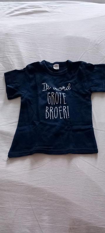 T shirt ik word grote broer maat 92