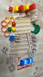 Houten Knikkerbaan - Veel Onderdelen!, Kinderen en Baby's, Speelgoed | Duplo en Lego, Ophalen of Verzenden, Gebruikt, Losse stenen