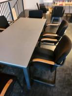 Tafel met 6 stoelen - 160x80cm, Ophalen of Verzenden