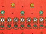 vintage gordijn van dekoplus stof (115x150cm), Ophalen of Verzenden, Rood