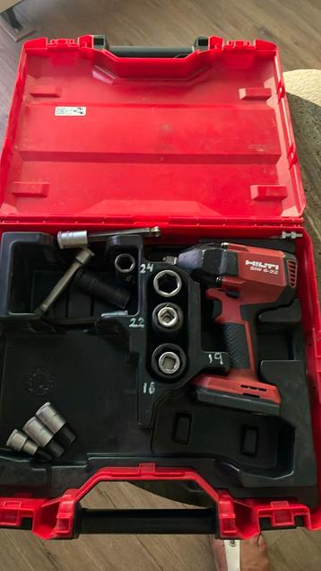 Hilti SIW 6-22 nuron slagmoersleutel body en acc beschikbaar voor biedingen