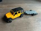 Bruder Rubicon Jeep met Oplegger, Ophalen, Gebruikt, Jongen of Meisje
