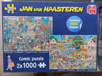 Jan van Haasteren puzzels 2 en 3x 1000 stukjes.. beschikbaar voor biedingen