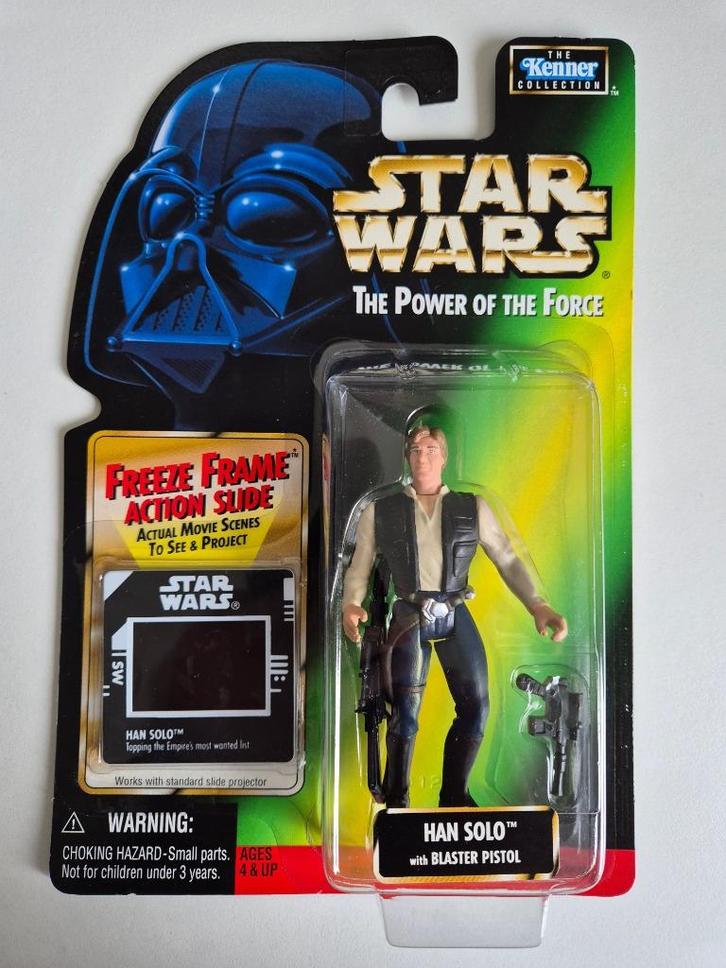 -5% Star Wars POTF FF Han Solo with Blaster Rifle, Verzamelen, Star Wars, Nieuw, Actiefiguurtje, Ophalen of Verzenden