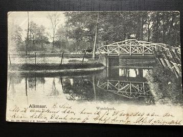 Ansichtkaart Wandelpark gelopen 1904 beschikbaar voor biedingen