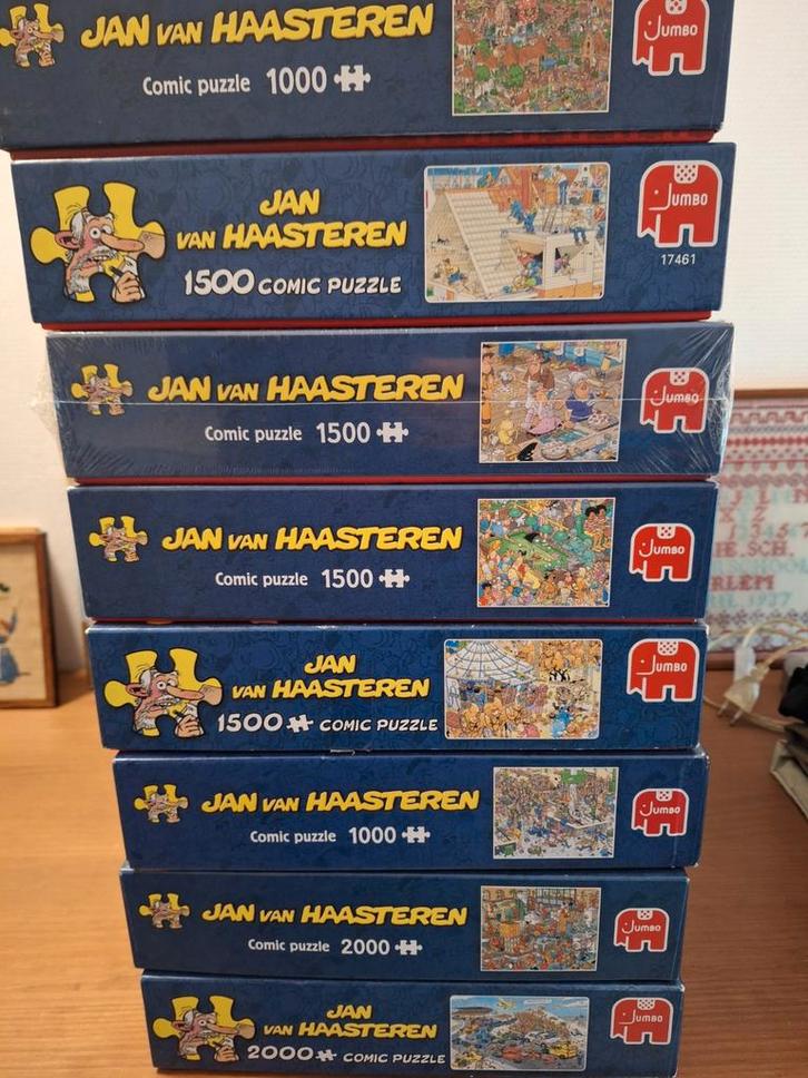 JvH puzzels 1000-2000 stukjes, Hobby en Vrije tijd, Denksport en Puzzels, Zo goed als nieuw, Meer dan 1500 stukjes, Ophalen of Verzenden