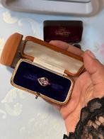 Vintage 14 karaat roze saffier