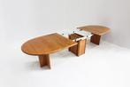 Vintage Deense grote ovalen uitschuifbare eettafel XL, Ophalen, Gebruikt, 100 tot 150 cm, 200 cm of meer