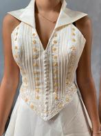 Bruidsjurk maat 38, Ophalen of Verzenden, Zo goed als nieuw, Wit, Trouwjurk