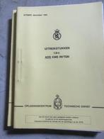 Leerstofboeken/ leerstofpakket NL leger oa Leopard, YA 4440, Verzamelen, Ophalen of Verzenden, Landmacht, Nederland, Boek of Tijdschrift