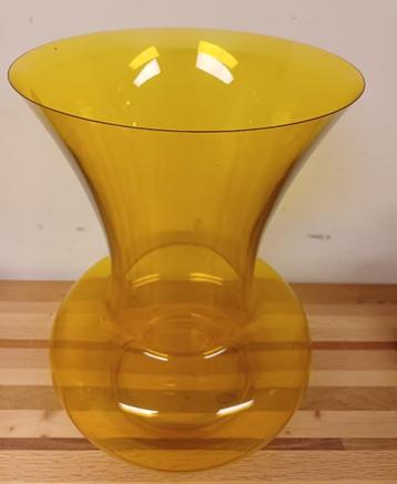 Bohem / Boheemse vaas - geel / oranje beschikbaar voor biedingen