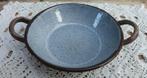 Klein Frans brocante bruin /grijs emaille (sier) pannetje, Antiek en Kunst, Ophalen of Verzenden