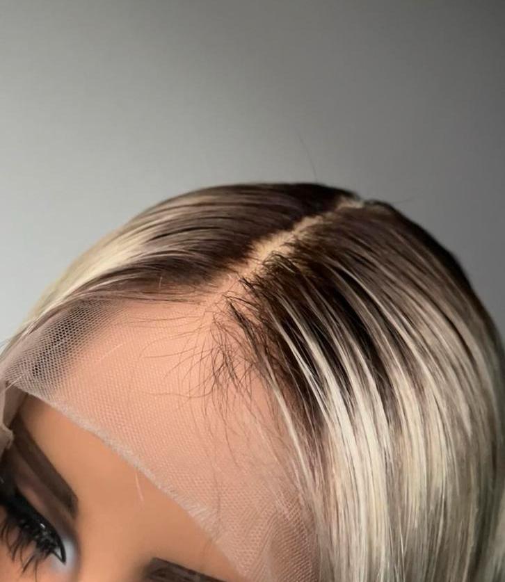 Platina blonde lace wig haarwerk pruik haarstuk echt haar, Sieraden, Tassen en Uiterlijk, Uiterlijk | Haarverzorging, Zo goed als nieuw