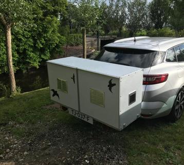 Bagagebox voor op fietsendrager inclusief frame beschikbaar voor biedingen