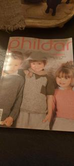PHILDAR BREIPATROON BLAD KINDEREN LENTE/ZOMER 2-16 JAAR, Ophalen of Verzenden, Gebruikt, Breien, Patroon of Boek