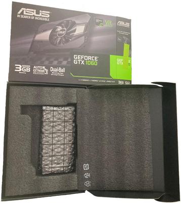 Lege ASUS GTX 1060 3GB verpakking - ZONDER kaart beschikbaar voor biedingen