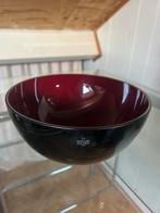 Holmegaard schaal cocoon bowl zwart/bordeau, Ophalen of Verzenden