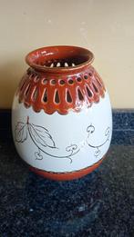 Vintage Tiko Holland Vaas, Gebruikt, Overige kleuren, Aardewerk of Porselein, Ophalen of Verzenden